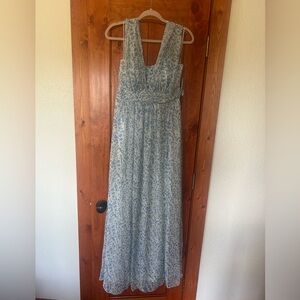 Birdy Grey Grace Dress Chiffon Blue Dreamy Ditsy